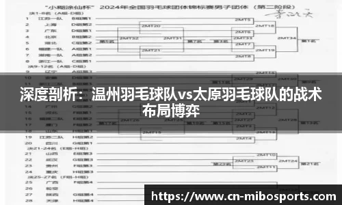深度剖析：温州羽毛球队vs太原羽毛球队的战术布局博弈